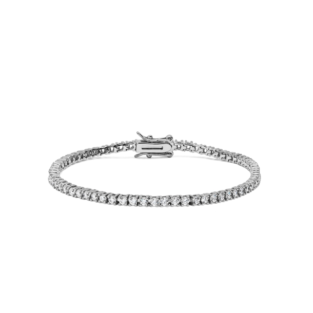 Pulseira Riviera Anna Cravejada de Zircônia Cristal
