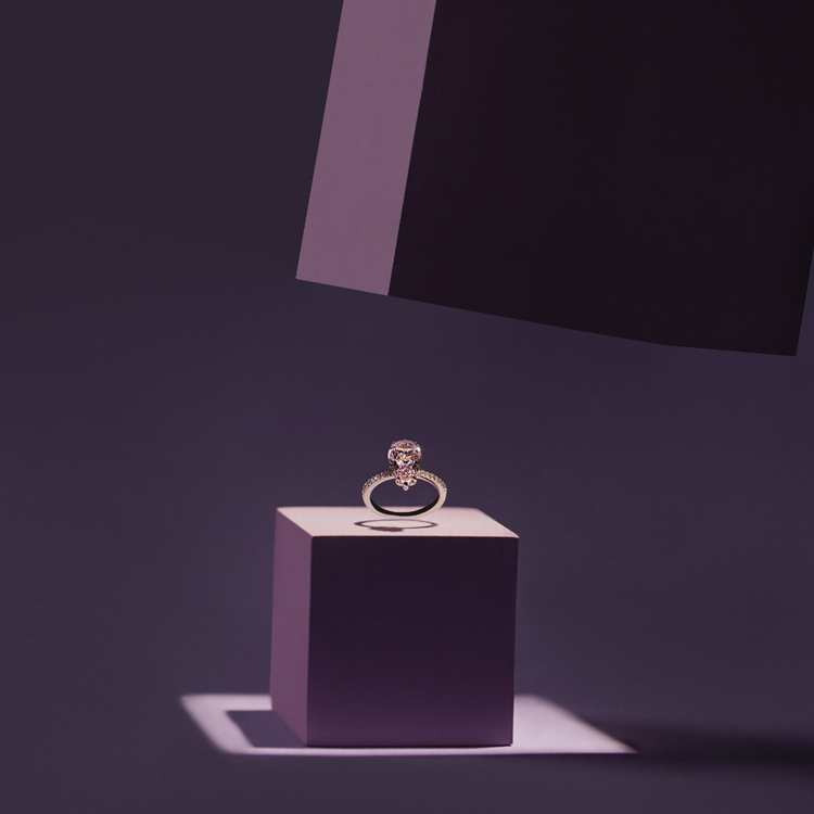 Anel Liz Solitário Gota