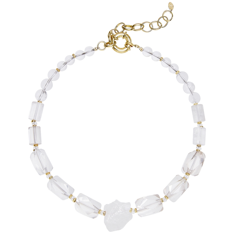Colar Quartzo Cristal