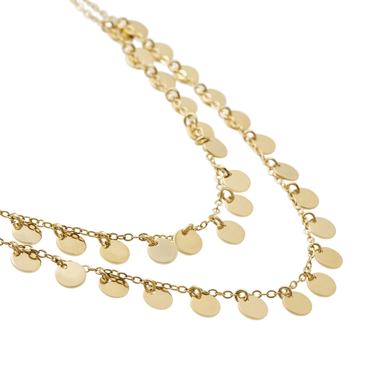 Colar Dots Duplo