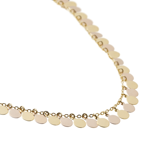 Colar Dots Mini Bicolor Ouro e Rosé
