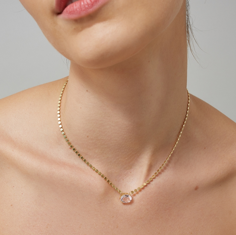 Colar Corrente Dots Zirc&#244;nia