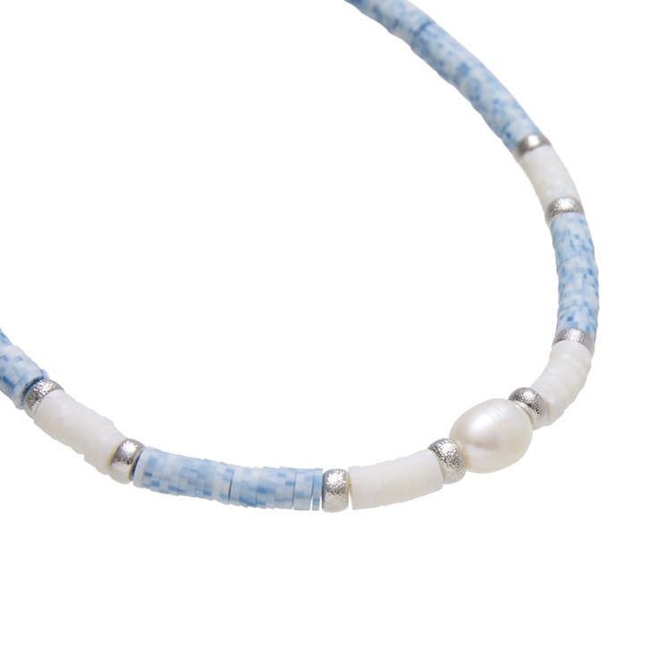 Colar Beads Pingente Pérola