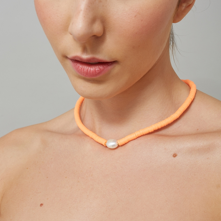 Colar Colors com Pérola