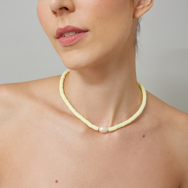 Colar Colors com Pérola