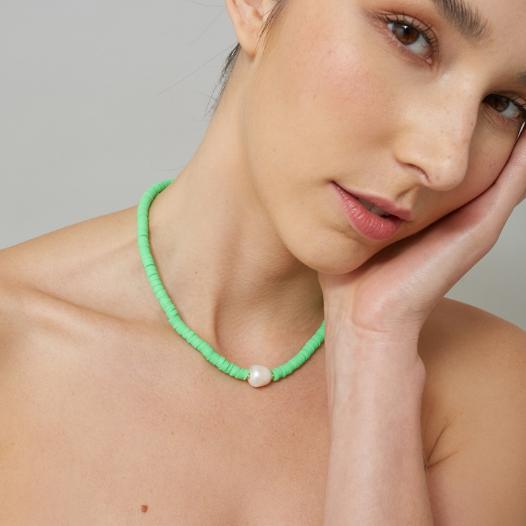 Colar Colors com Pérola