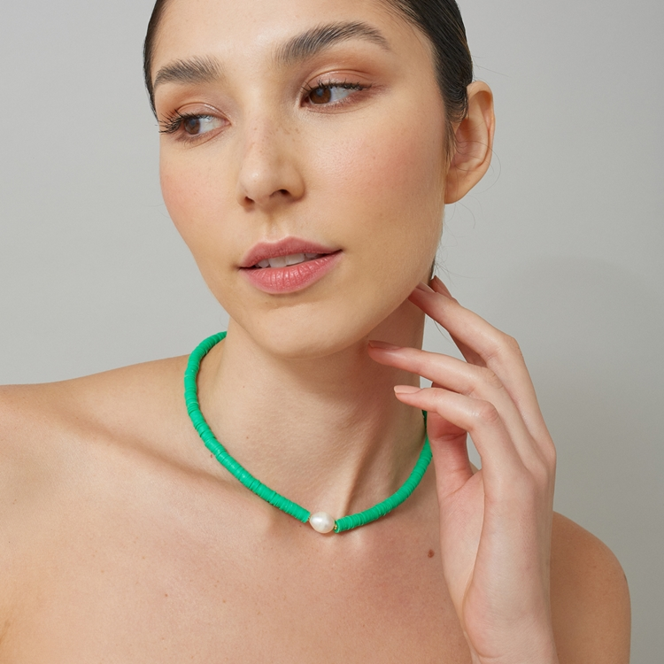 Colar Colors com Pérola