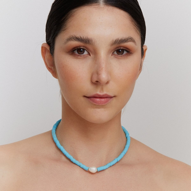 Colar Colors com Pérola