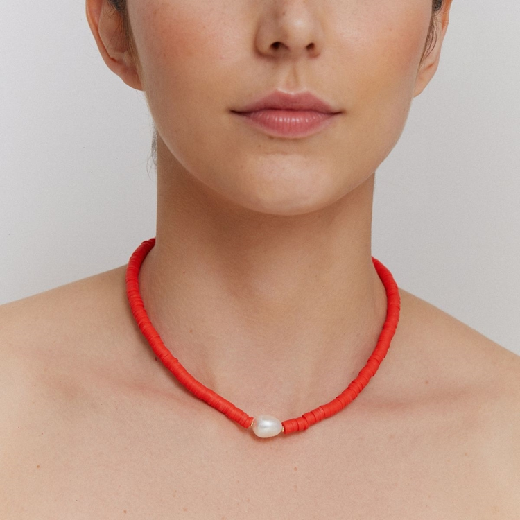 Colar Colors com Pérola