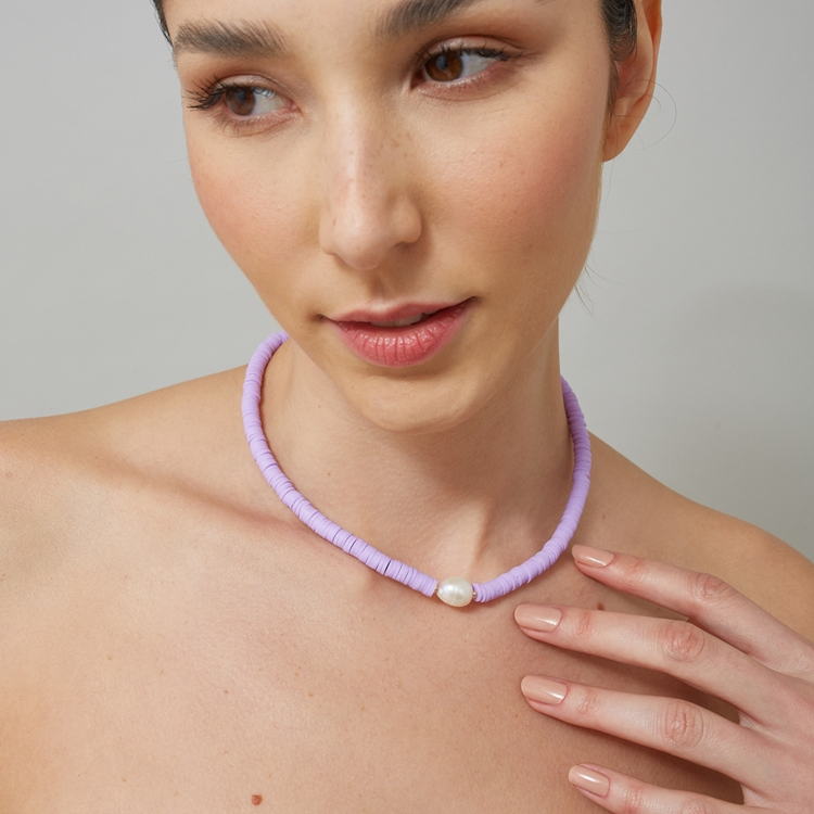 Colar Colors com Pérola