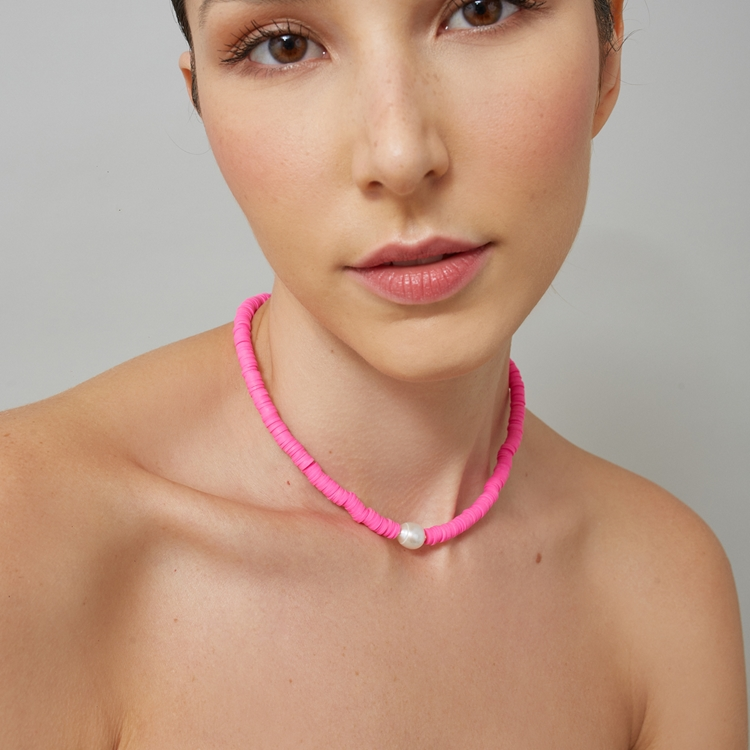 Colar Colors com Pérola