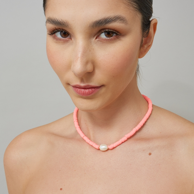 Colar Colors com Pérola