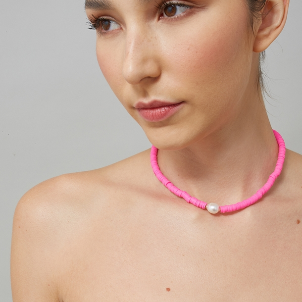 Colar Colors com Pérola