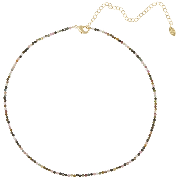 Colar Choker Turmalina Melancia