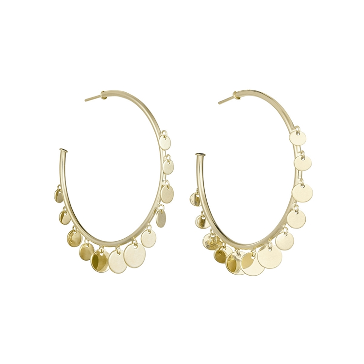 Argola Tachinhas Redonda Dots