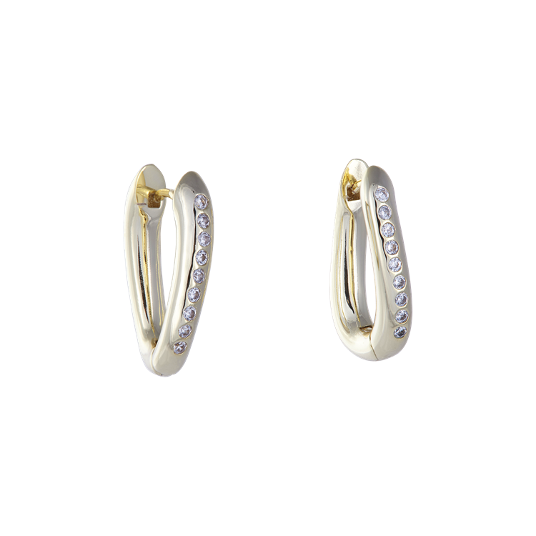 Argola Chunky Bold Oval