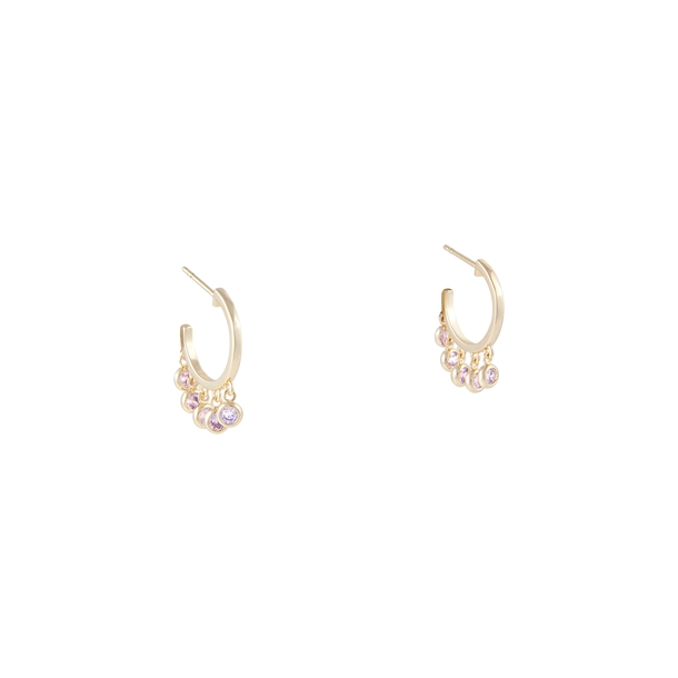 Brinco Argola Zircônias