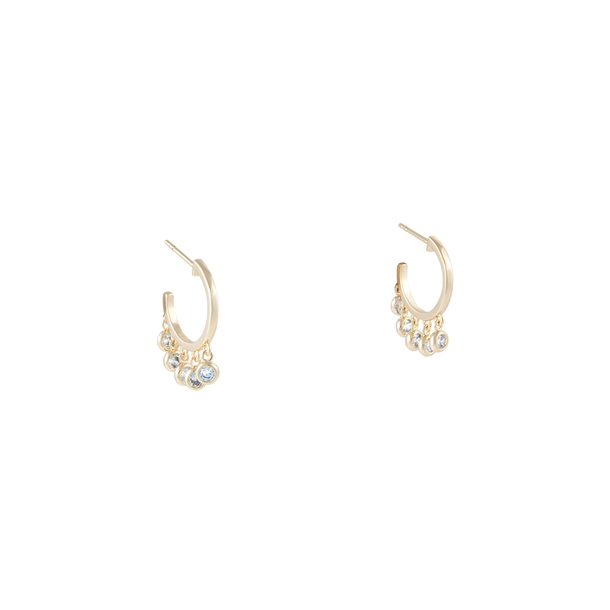 Brinco Argola Zircônias