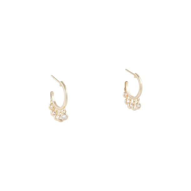 Brinco Argola Zircônias