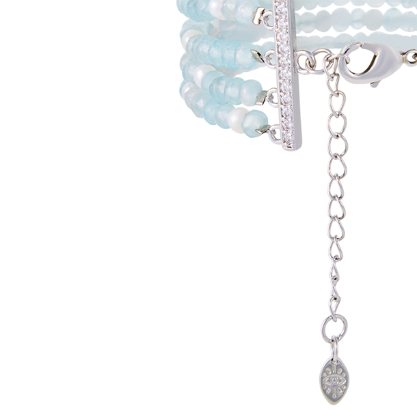 Pulseira Pedras e Pérolas