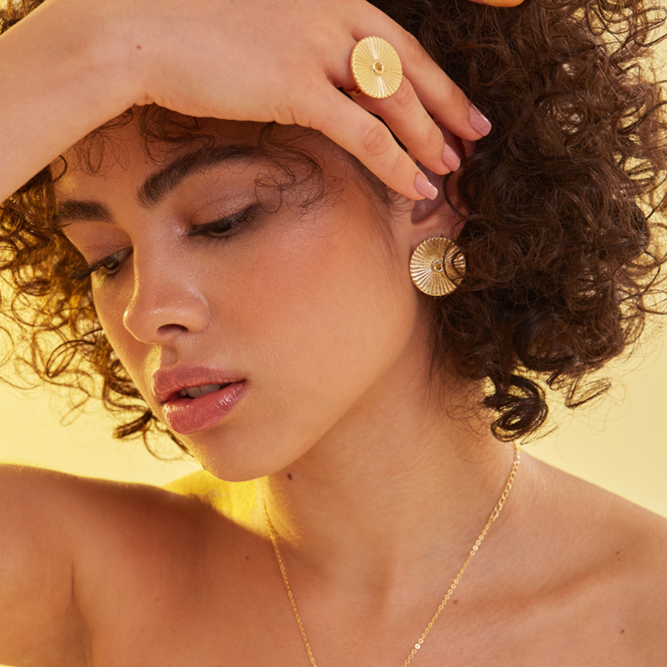 Brinco Birthstones Zircônia