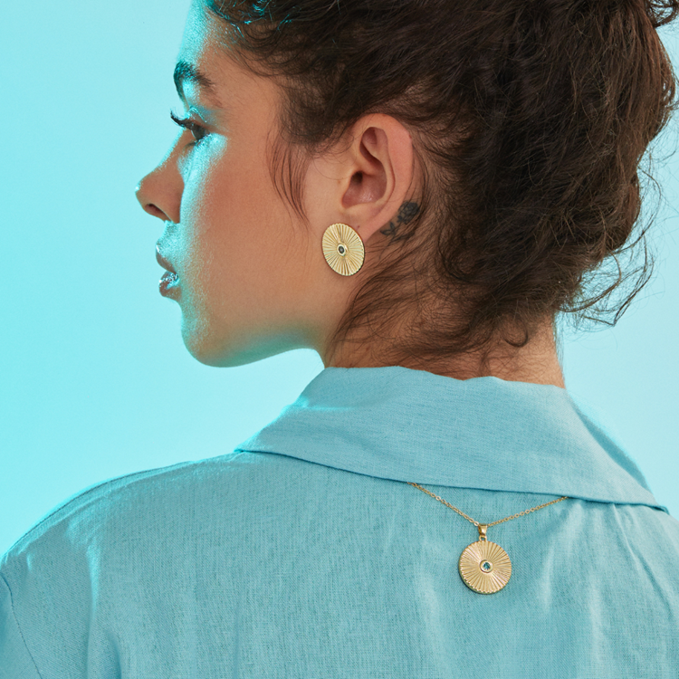 Brinco Birthstones Zircônia