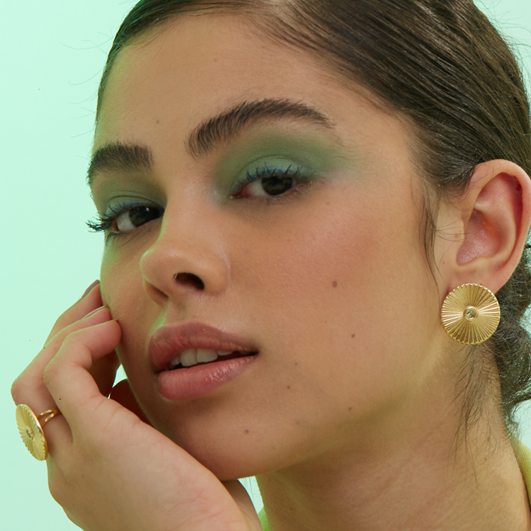 Brinco Birthstones Zircônia