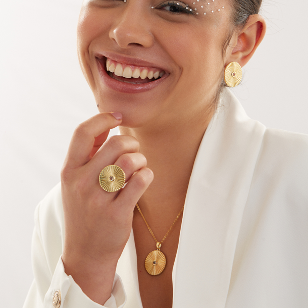 Brinco Birthstones Zircônia
