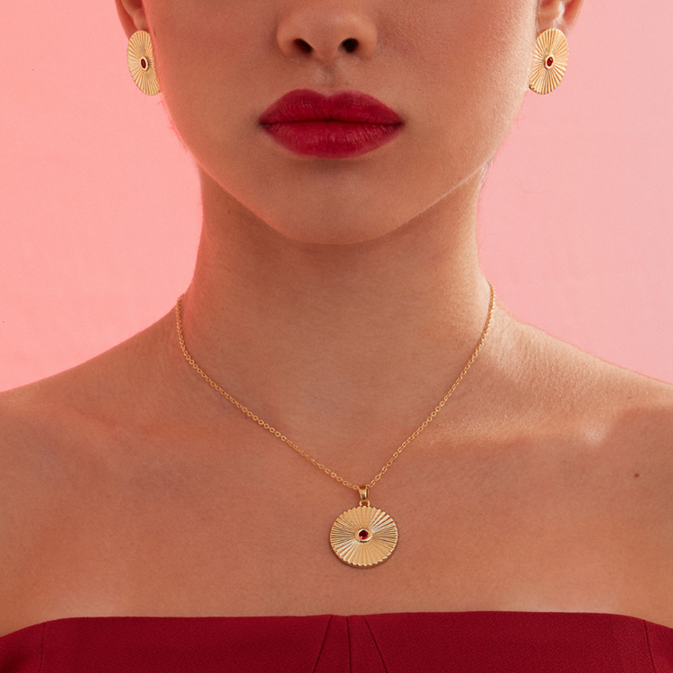 Colar Birthstones Zircônia