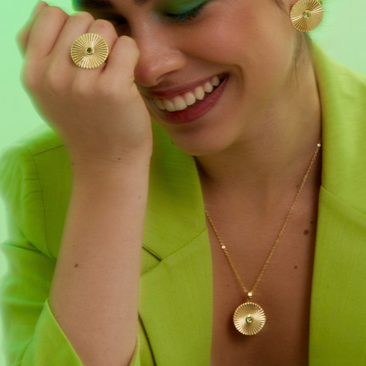 Colar Birthstones Zircônia