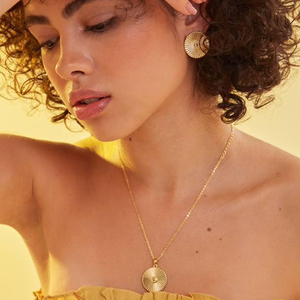 Colar Birthstones Zircônia