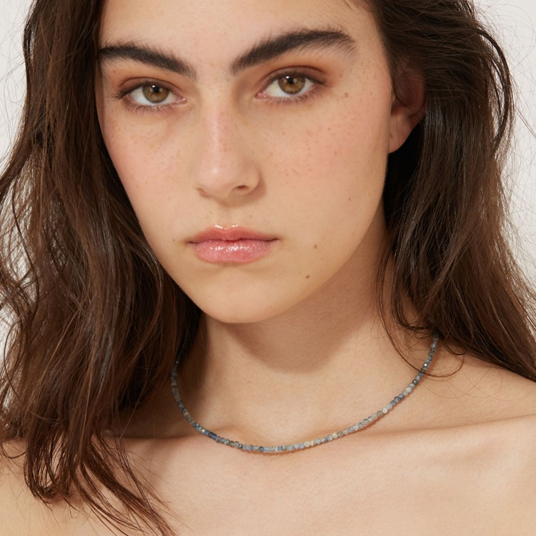 Colar Choker Cianita