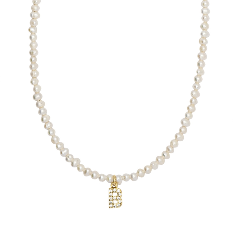 Colar Letras Pérola