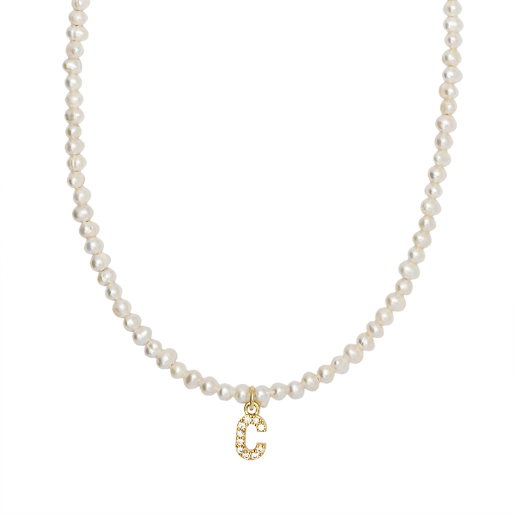 Colar Letras Pérola
