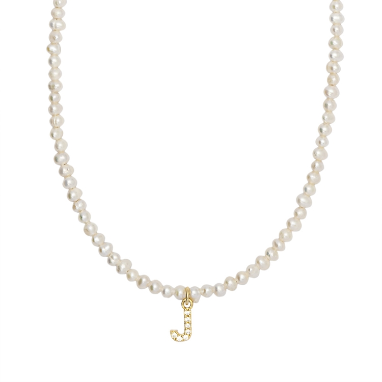 Colar Letras Pérola