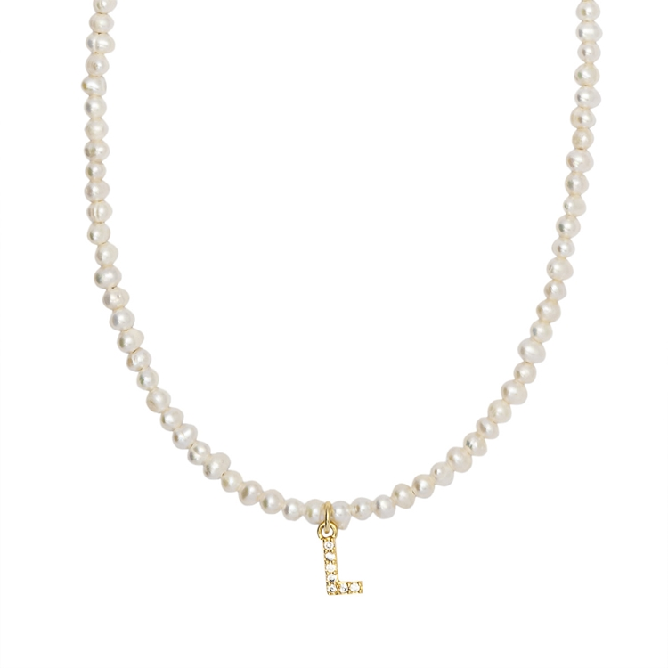 Colar Letras Pérola