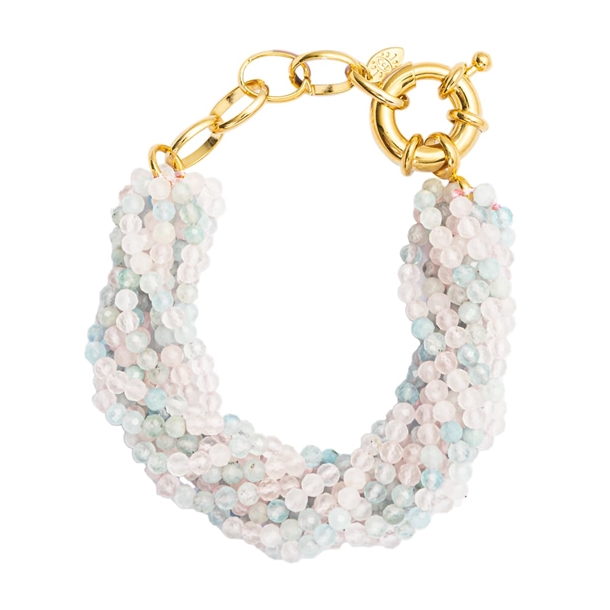 Pulseira Voltas Morganita