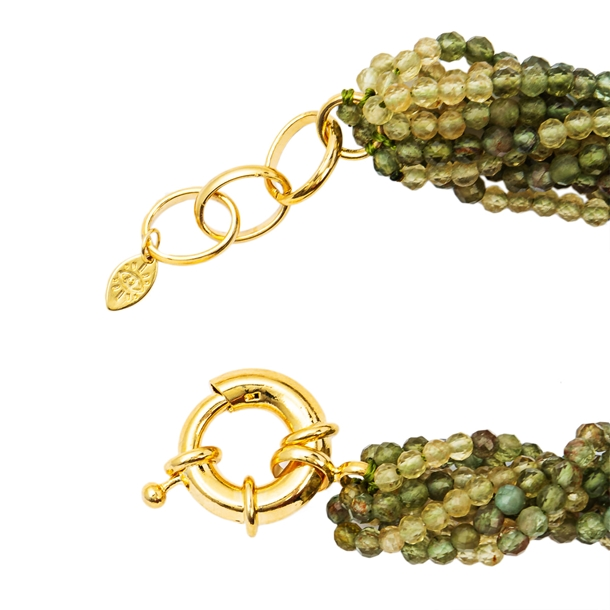 Pulseira Quartzo Verde e Apatita