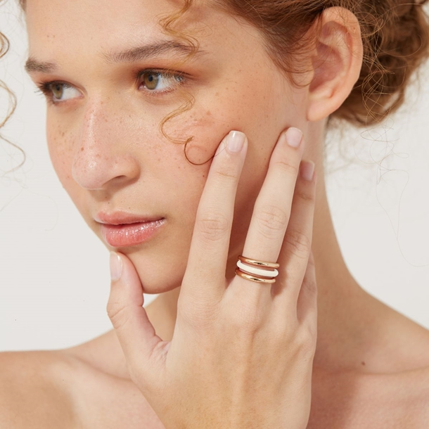 Anel Amora Esmaltada