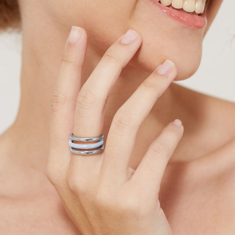 Anel  Amora Esmaltada
