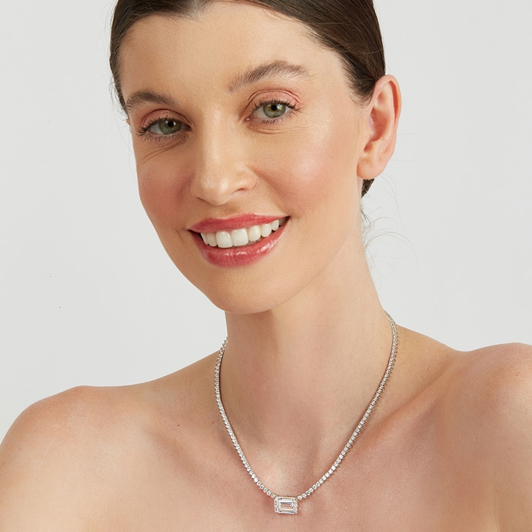 Colar Riviera Retângulo