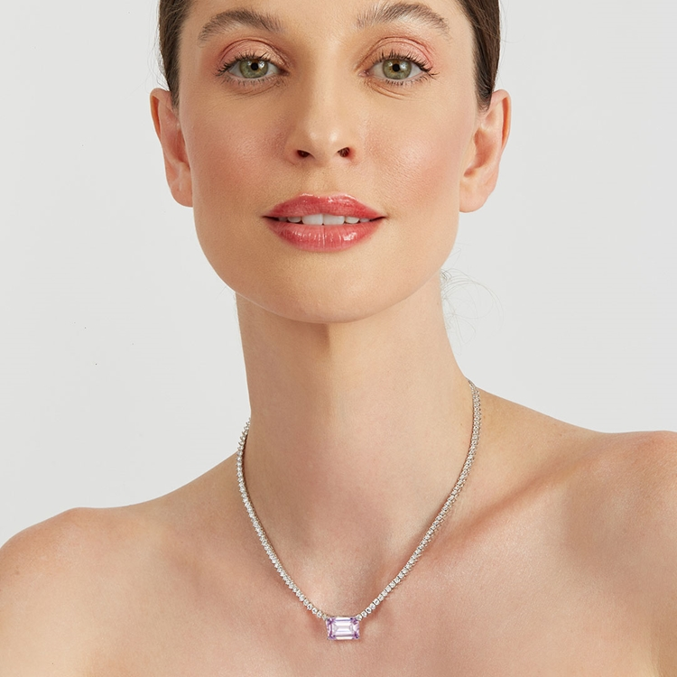 Colar Riviera Retângulo