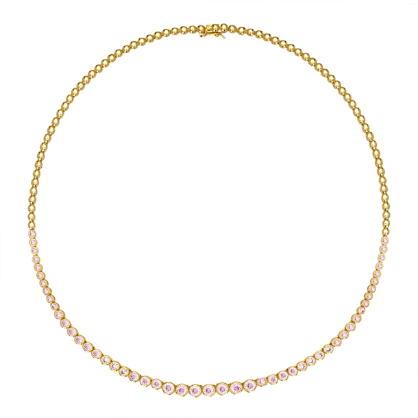 Colar Riviera Shine Rosa Claro