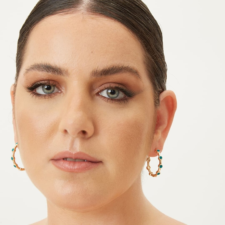 Brinco Argola Esmaltada