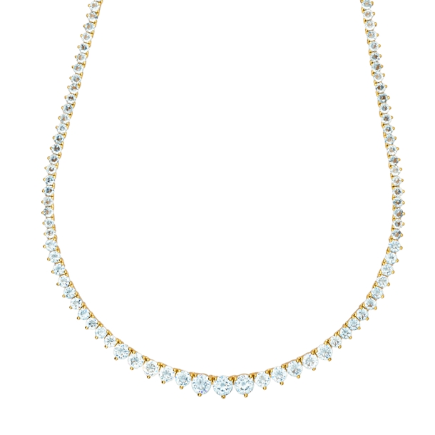 Colar Riviera Nina Acquamarine 38cm