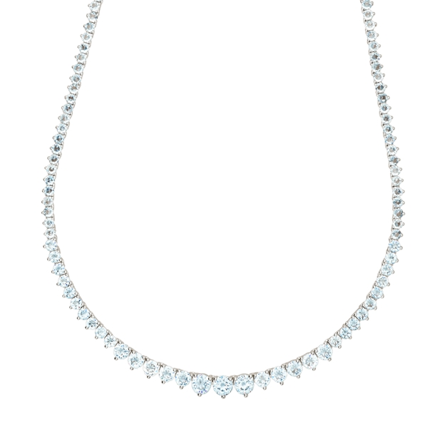 Colar Riviera Nina Acquamarine 38cm