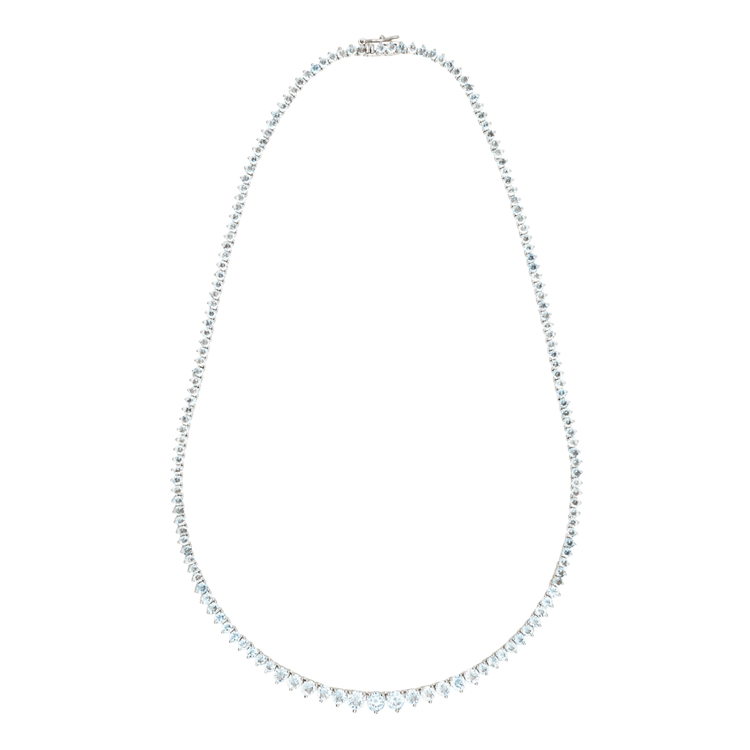 Colar Riviera Nina Acquamarine 45cm