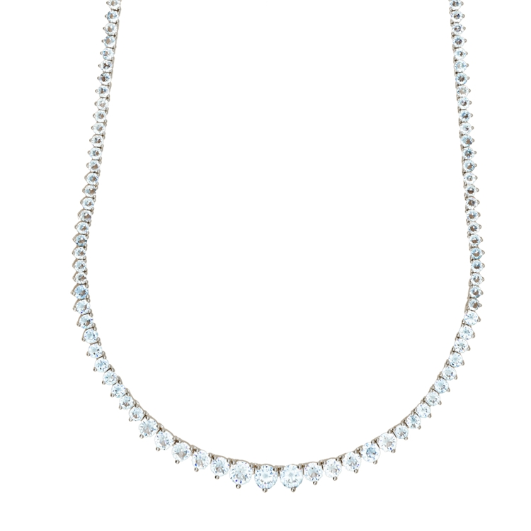 Colar Riviera Nina Acquamarine 45cm