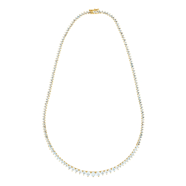 Colar Riviera Nina Acquamarine 45cm