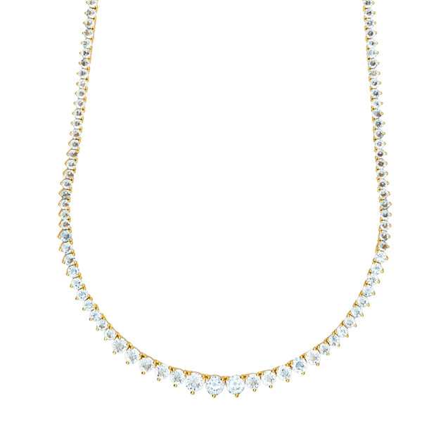Colar Riviera Nina Acquamarine 45cm